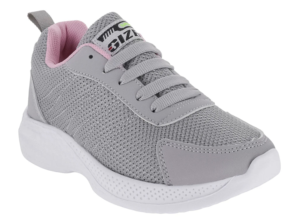 Tenis Gizer Gris y Rosa para Niña