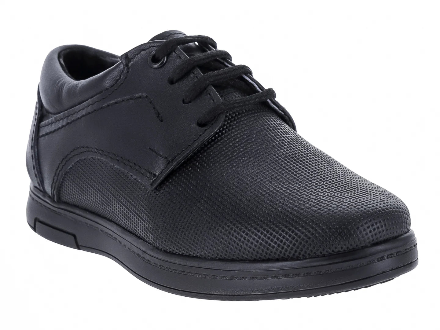 Zapatos Germany Negro de Cuero Napa para Niño
