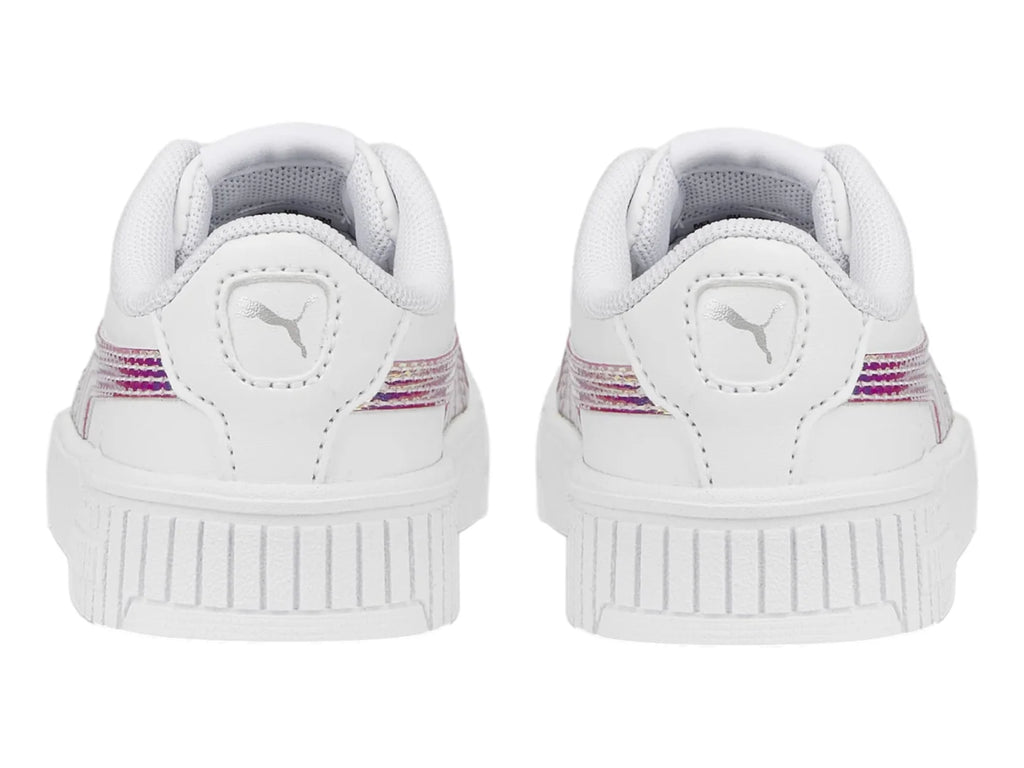 Tenis PUMA Carina 20 Holo Blanco y Plata para Niña