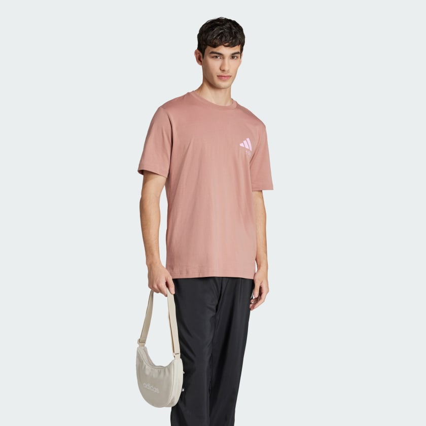 Men's adidas Lounge Verbiage Friends of Sport Graphic Tee