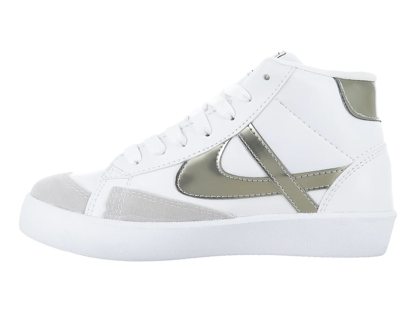 Tenis Panam Blanco Oro para Niña