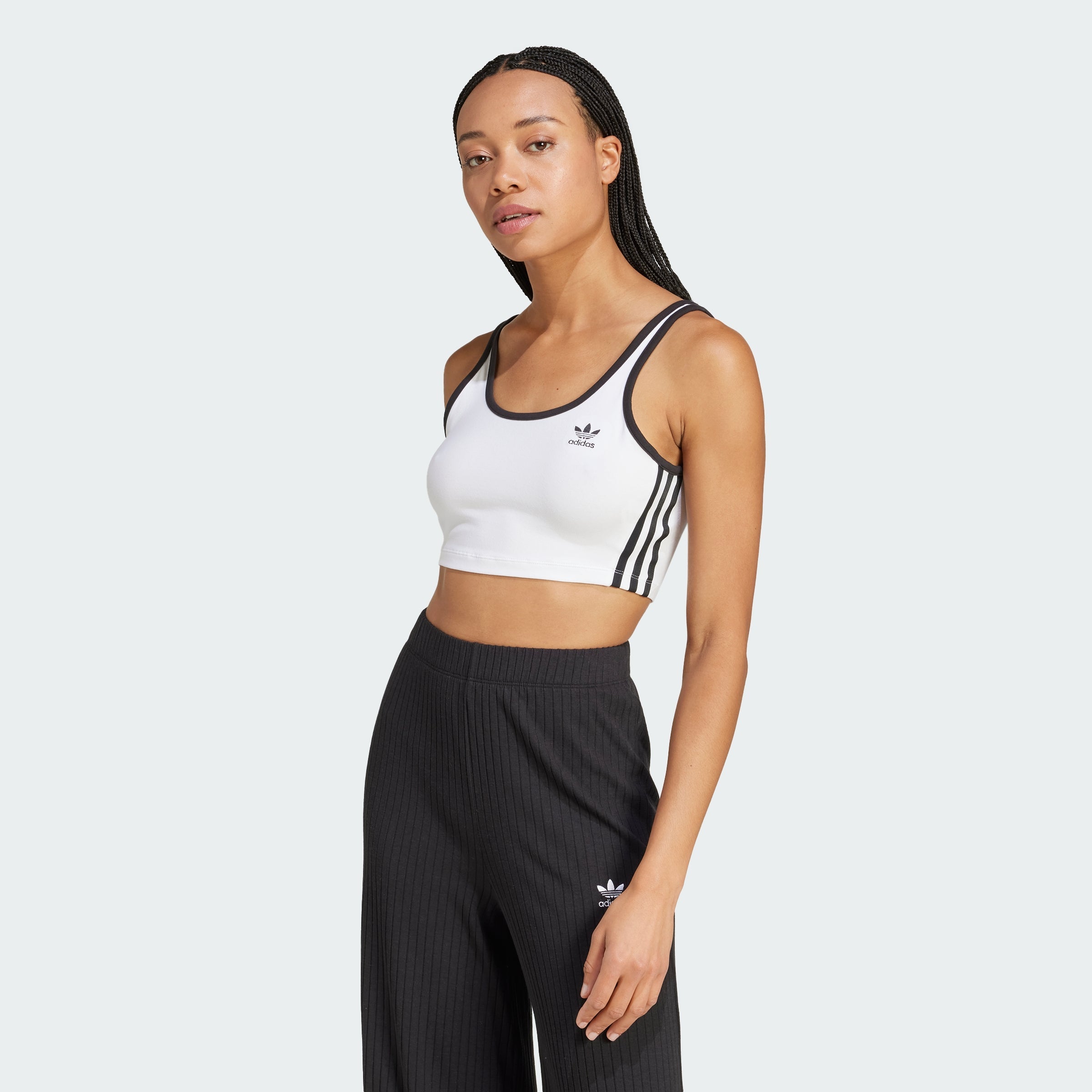 Women's adidas Adicolor 3-Stripes Bra Top
