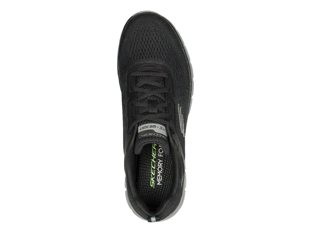 Tenis Skechers Track Negro y Gris para Hombre
