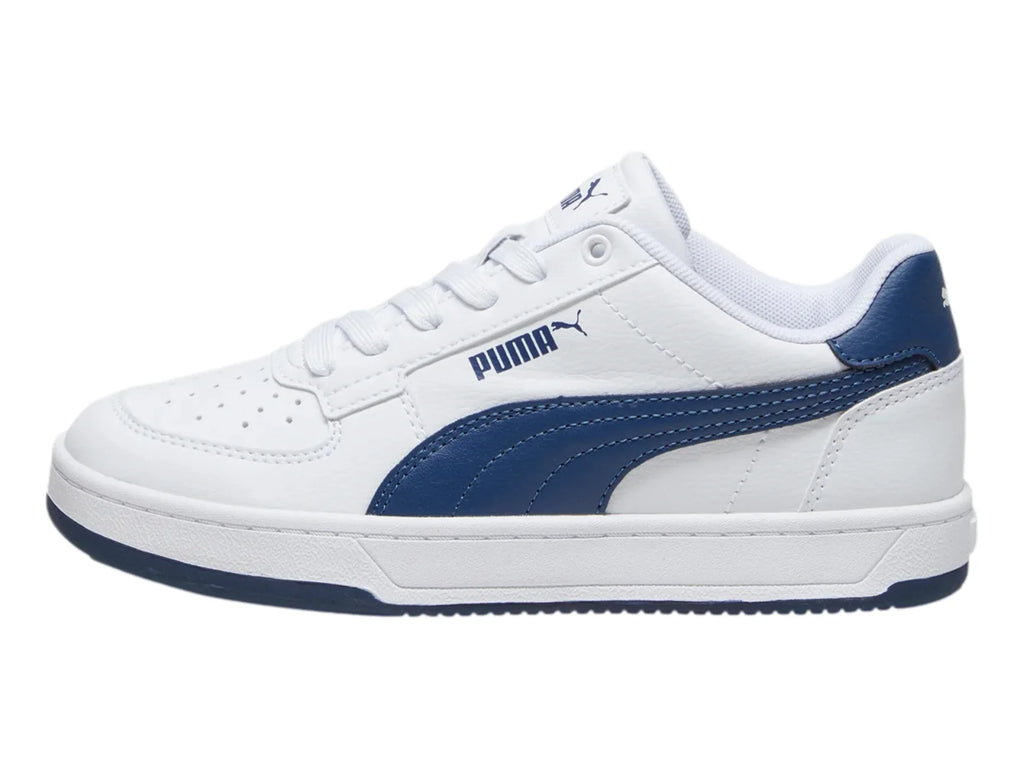 Tenis PUMA Caven 20 Blanco y Azul para Niño