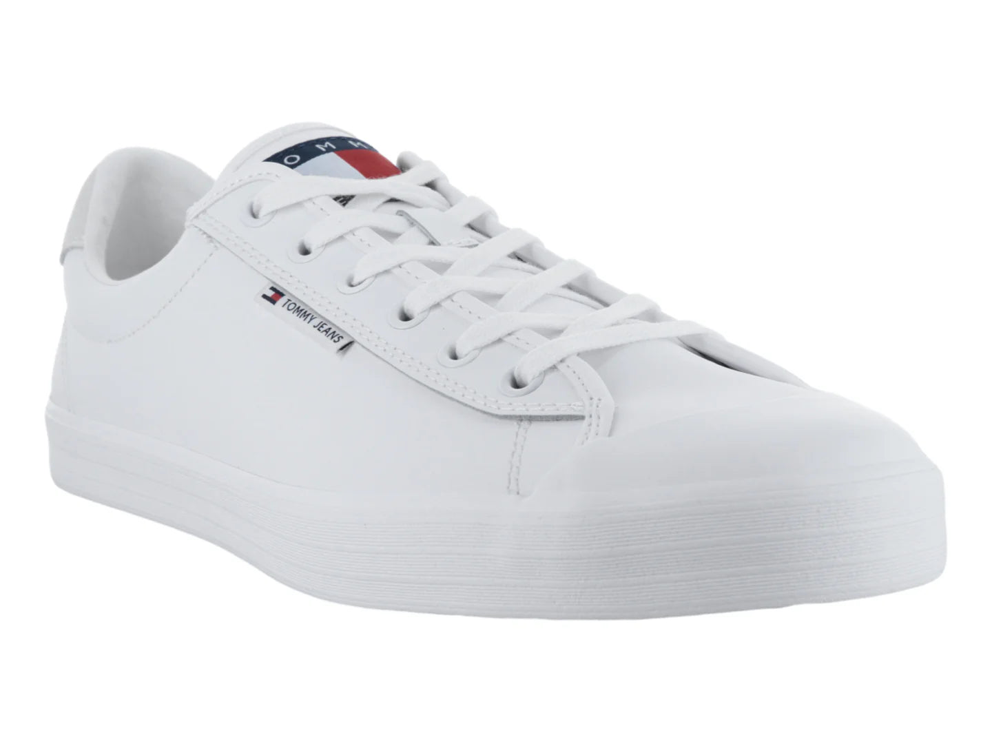 Tenis Tommy Hilfiger Vulcanized Bumper Blancos para Hombre