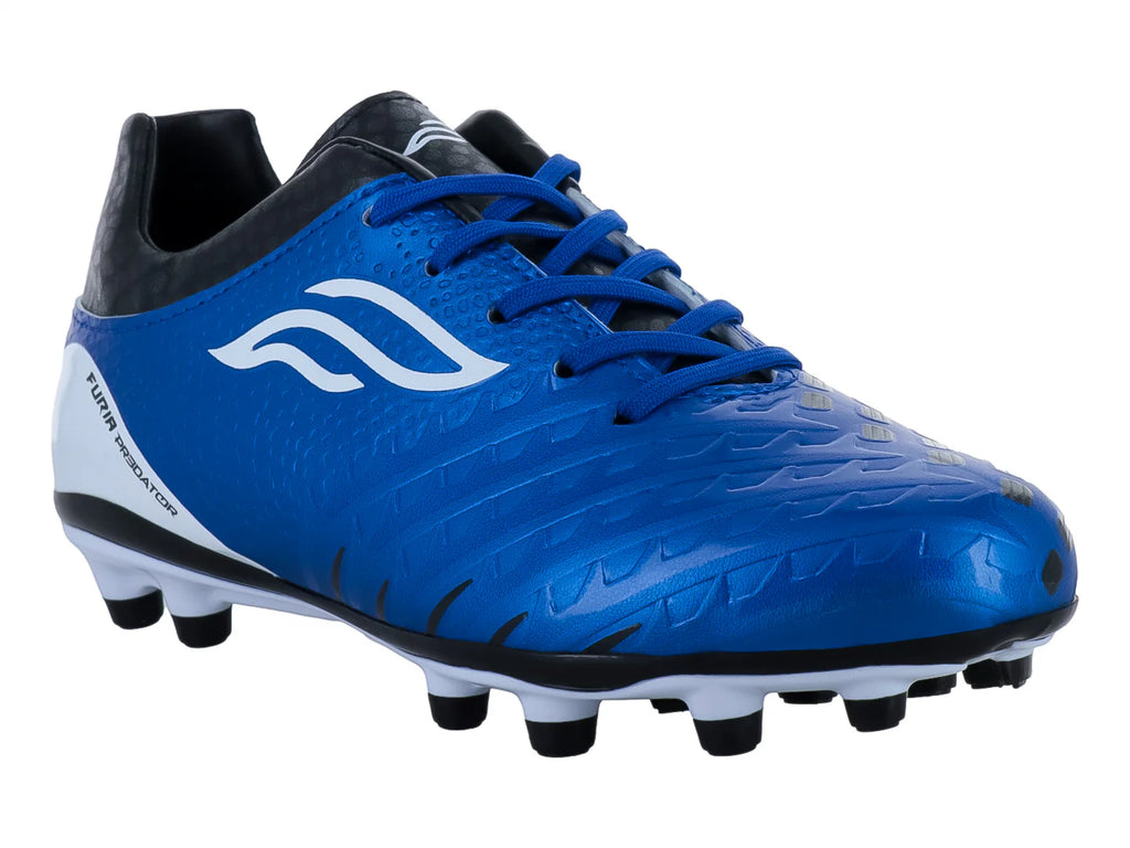 Tenis de Fútbol FURIA 1910 Azul y Blanco para Niño