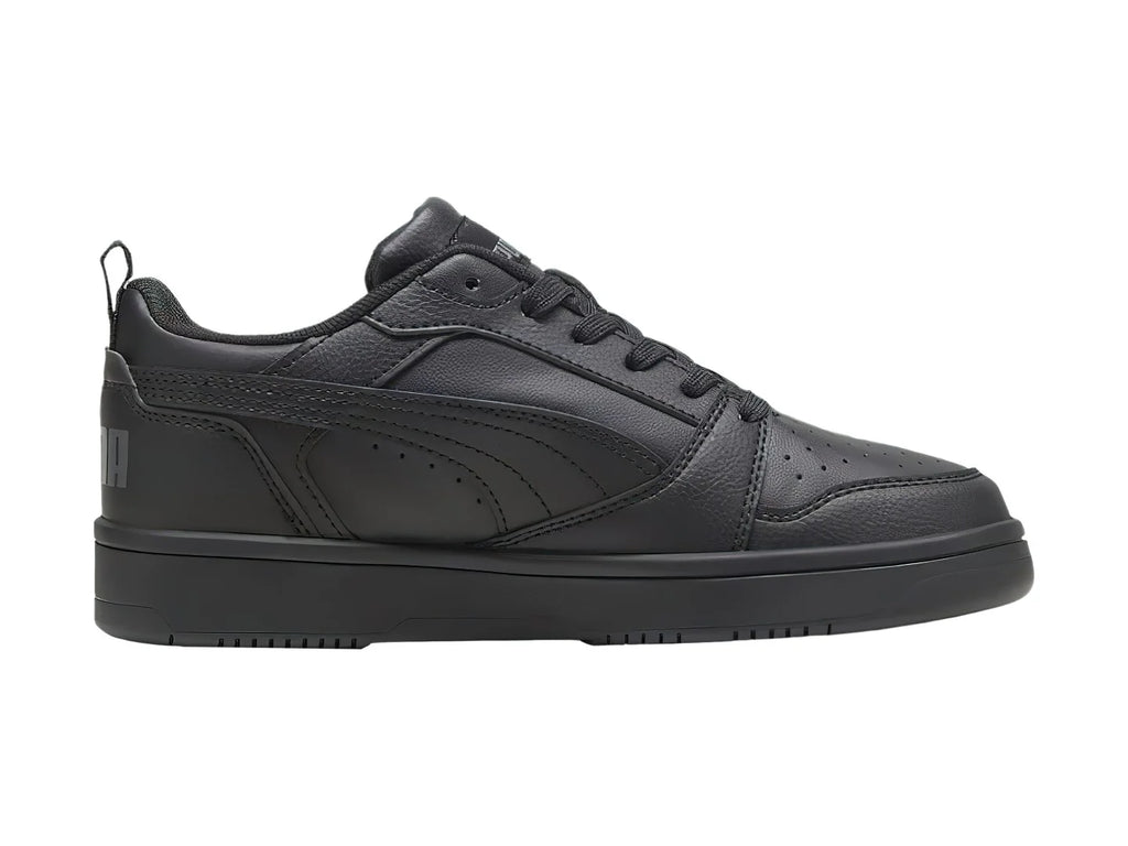 Tenis PUMA Rebound V6 Lo Negro para Niño