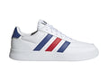 Tenis Adidas Breaknet 20 Blancos con Azul y Rojo para Hombre