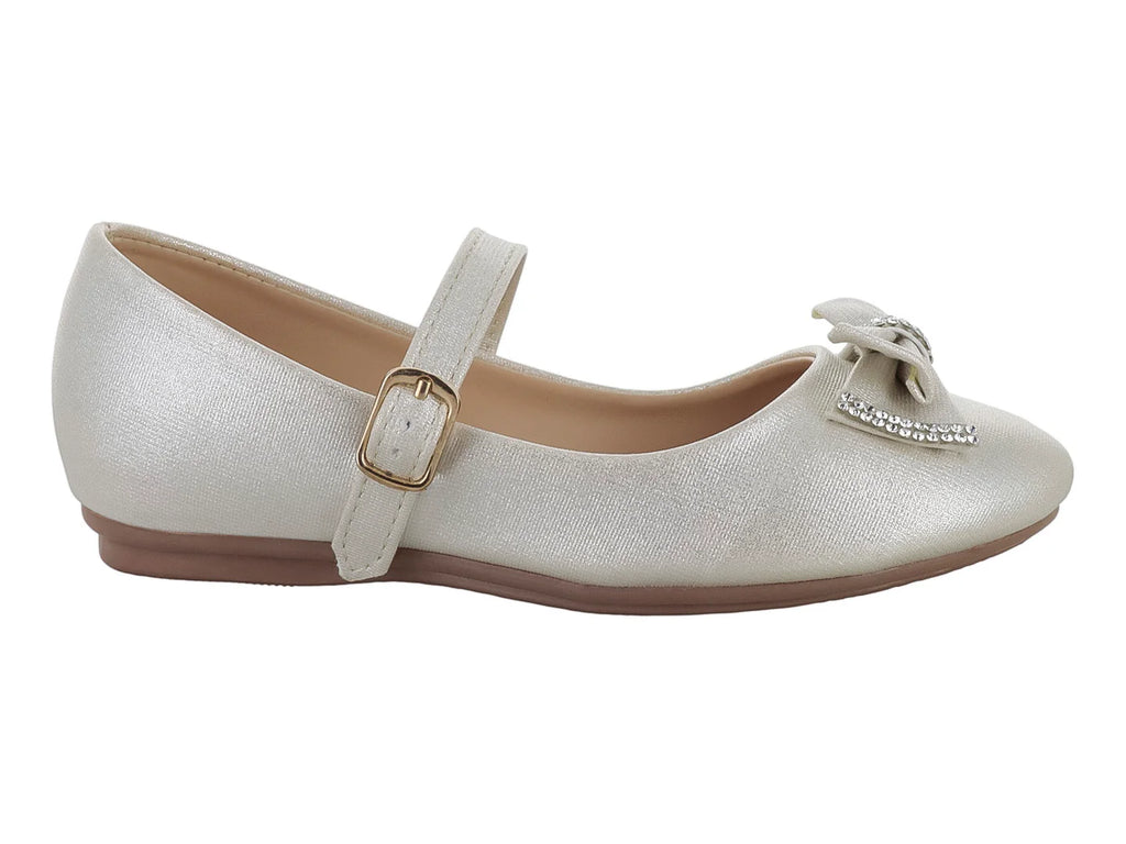 Zapatos Planos Genesis Italia Salma Dorado para Niña