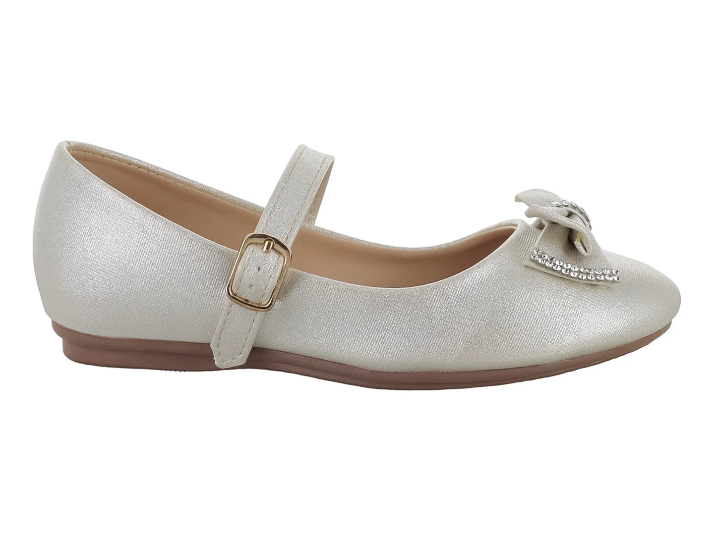 Zapatos Planos Genesis Italia Salma Dorado para Niña