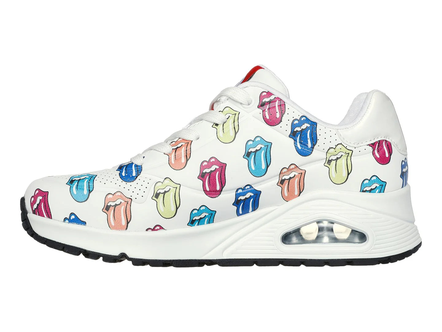 Tenis Skechers One X Rolling Stones Blanco Multicolor para Mujer