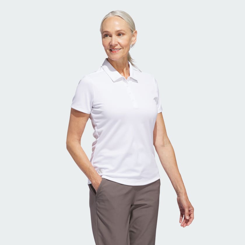 Women's adidas Women's Solid Performance Short Sleeve Polo Shirt