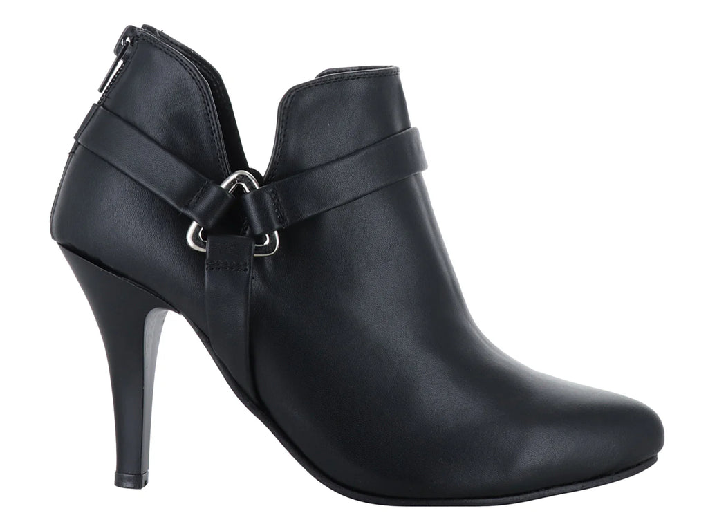 Botines Luna Rosa Negros para Mujer