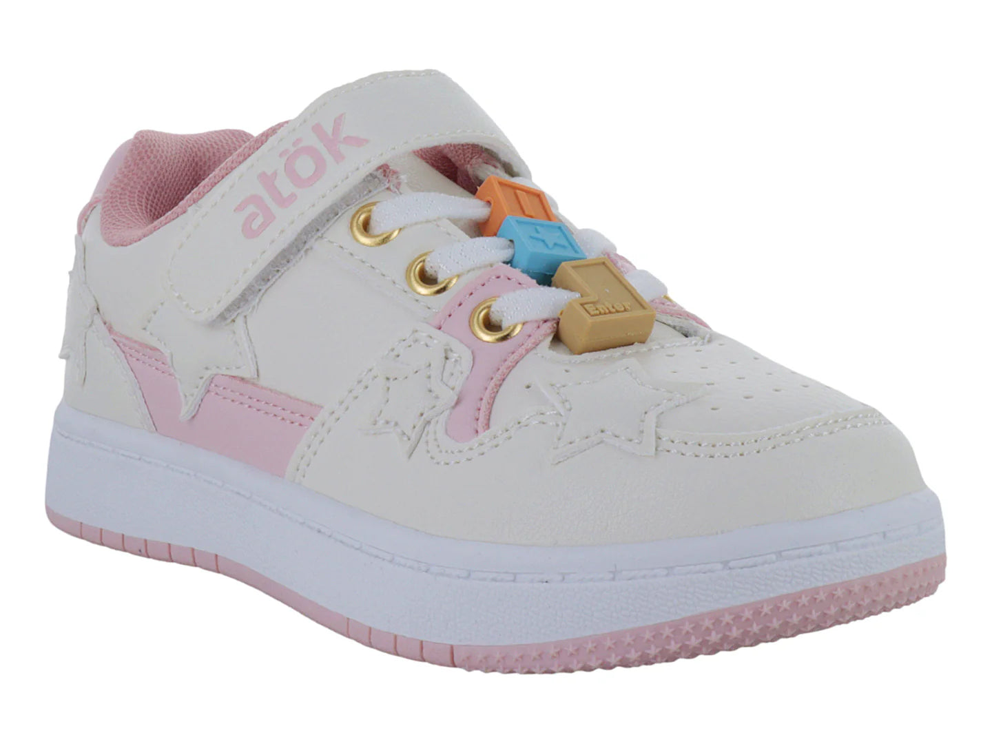 Tenis ATOK Blanco y Rosa para Niña