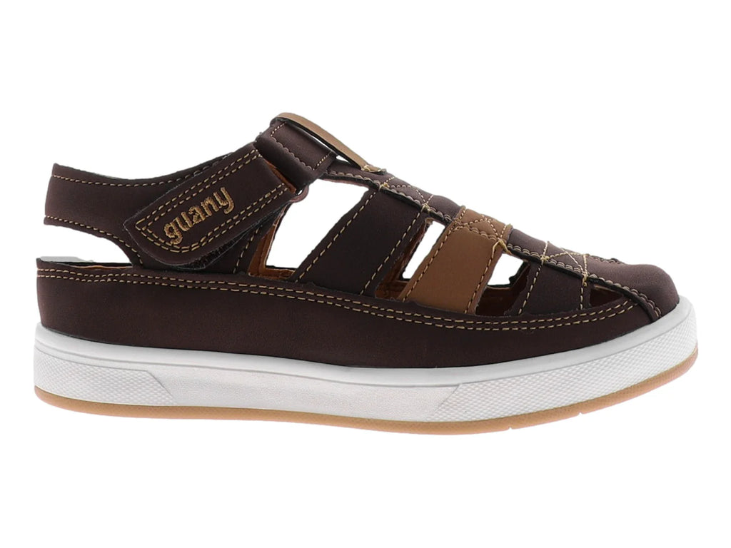 Sandalias Guany Color Chocolate para Niño