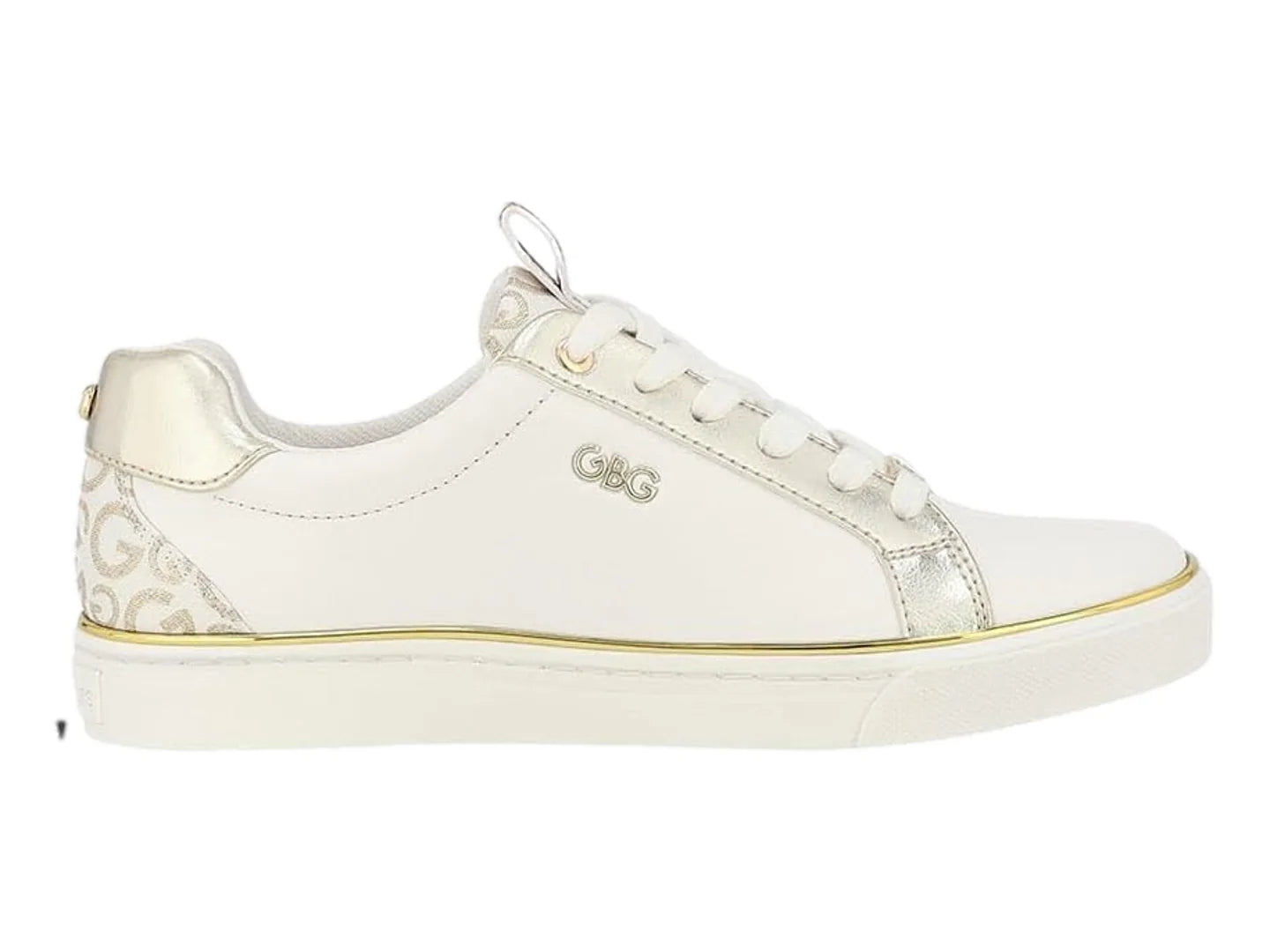 Tenis GBG GG Blanco con Dorado para Mujer