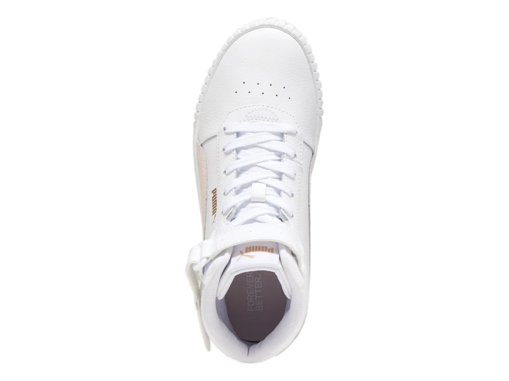 Tenis PUMA Carina 20 Mid Blanco y Rosa para Mujer