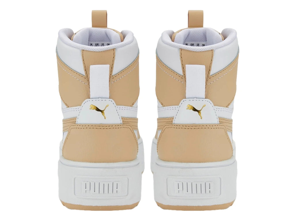 Tenis PUMA Karmen Rebelle Mid Blanco y Beige para Mujer