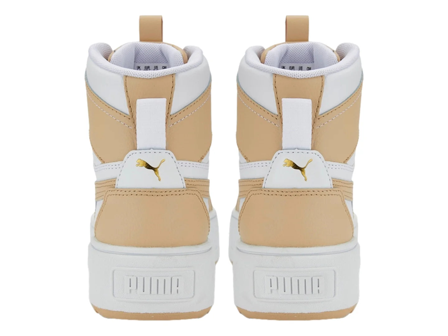 Tenis PUMA Karmen Rebelle Mid Blanco y Beige para Mujer