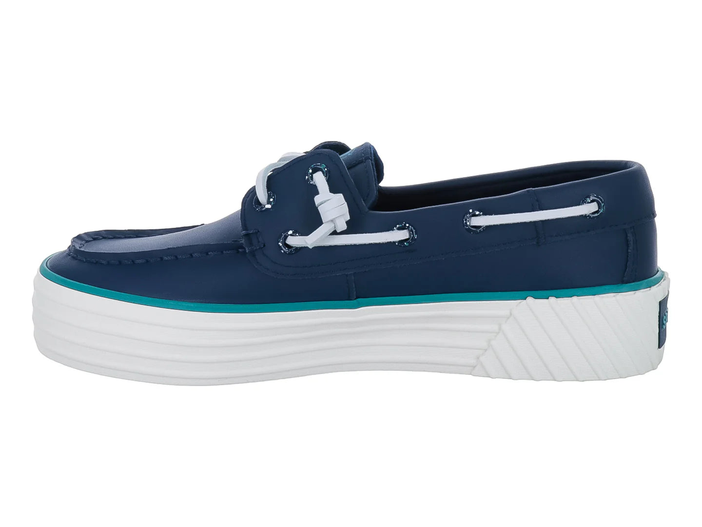 Zapato Náutico Sperry Bahama 20 Plataforma Azul Marino para Mujer