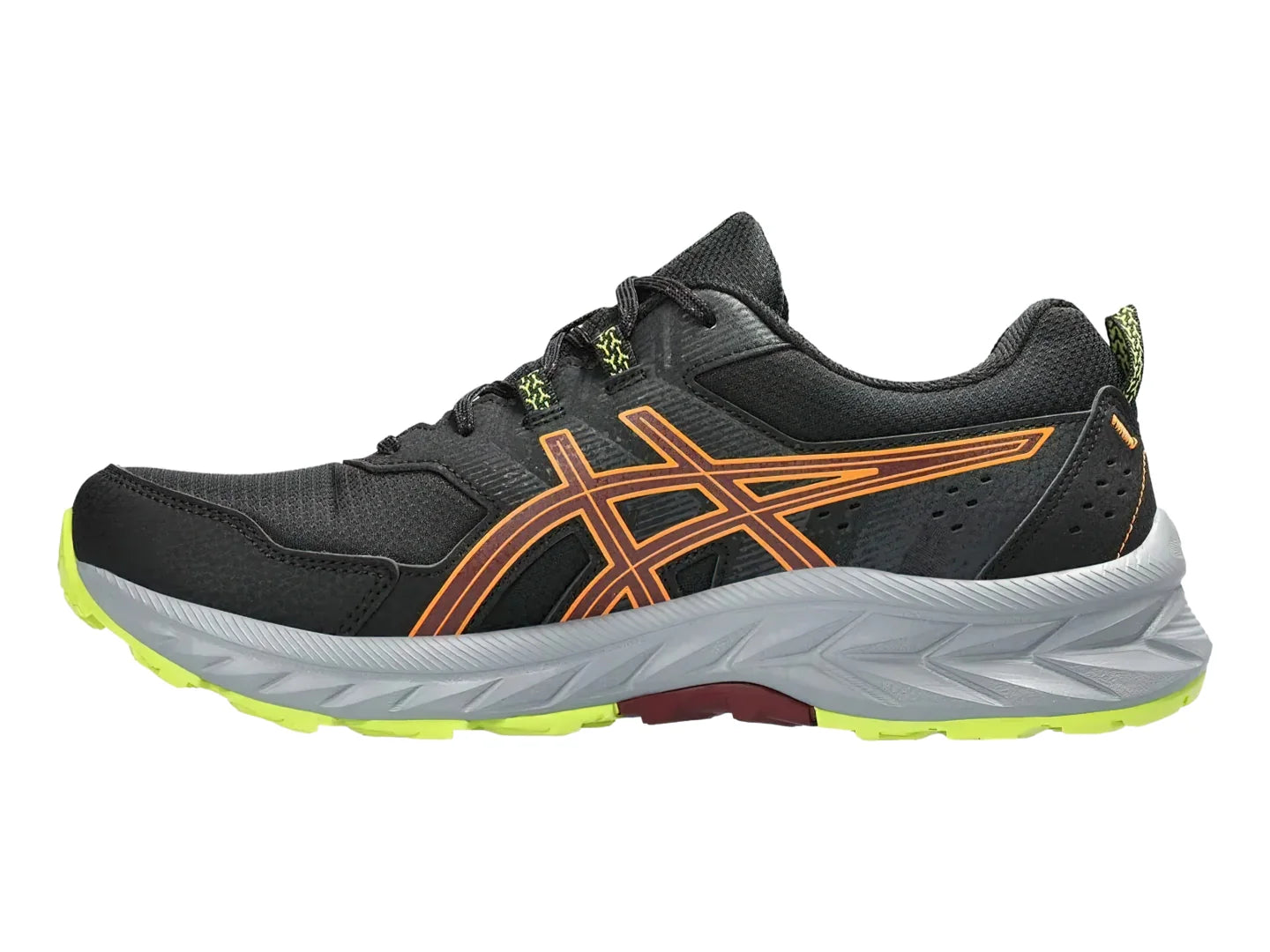 Tenis ASICS Gel Venture 9 Negro y Rojo para Hombre