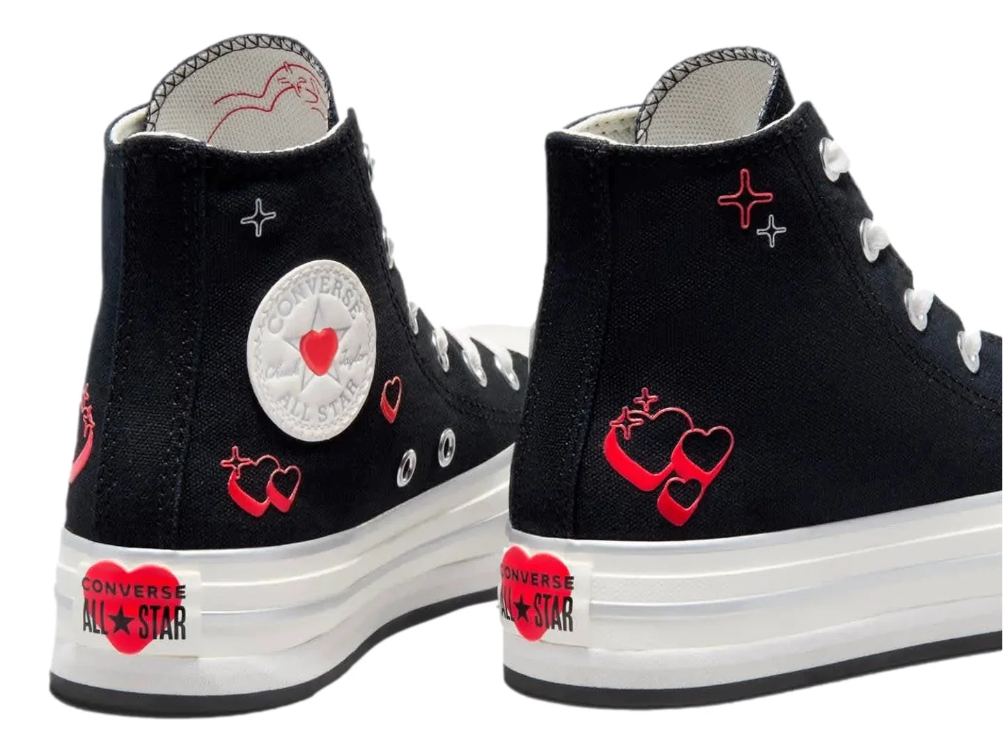 Tenis Converse Chuck Taylor All Star Eva Lift Negro para Niña