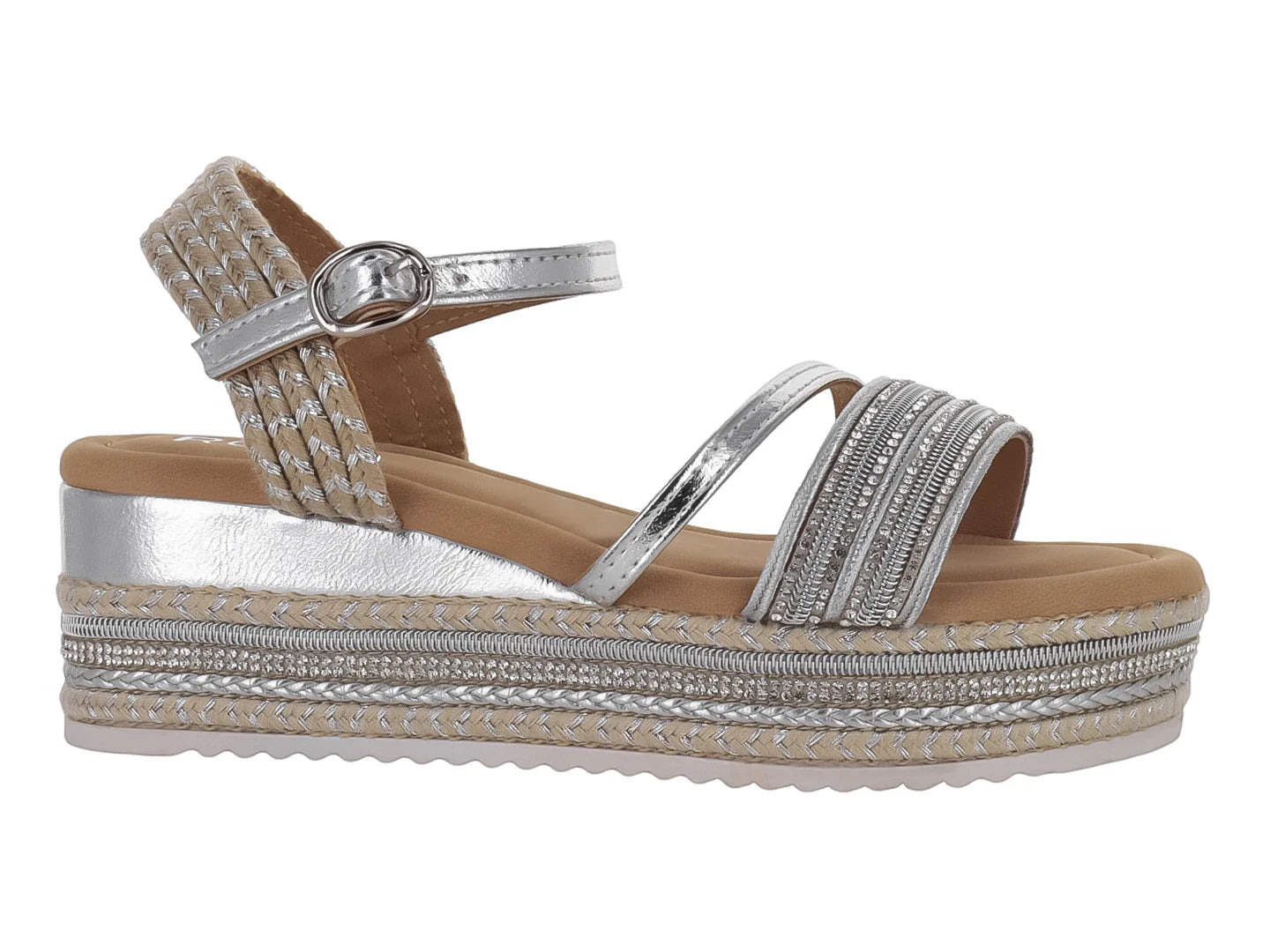 Sandalias ROZE Color Silver para Niña