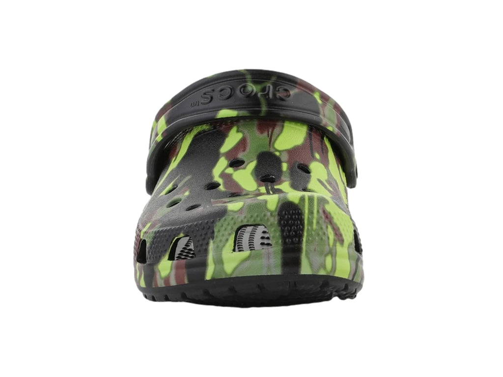 Zuecos Crocs Classic Spray Camo Negro para Niño