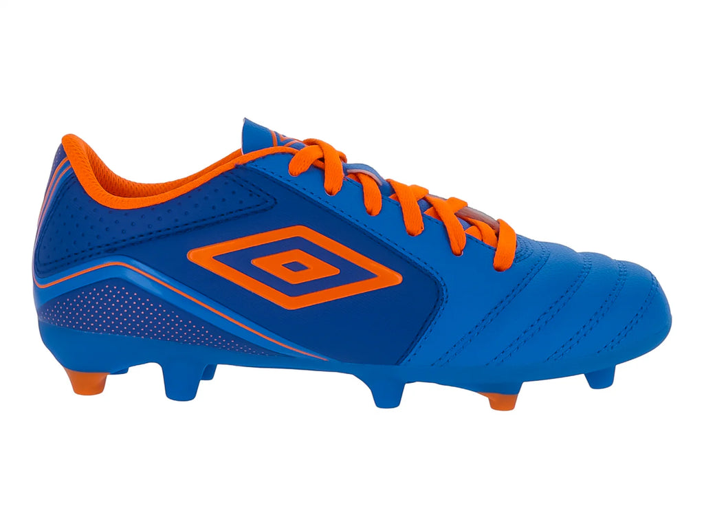 Tenis de Fútbol Umbro Classico XII LT Azul y Naranja para Niño