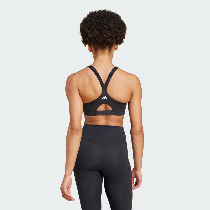 Women's adidas TLRD Impact Luxe High Support Zip Bra