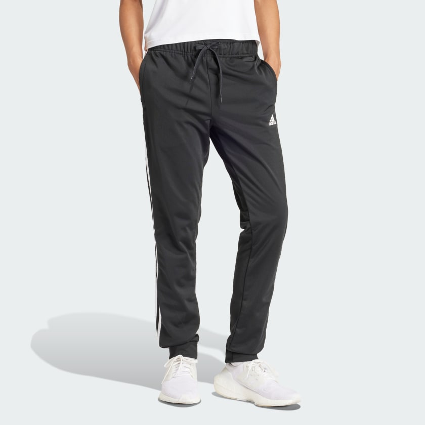 Women's adidas Primegreen Essentials Warm-Up Slim Tapered 3-Stripes Track Pants
