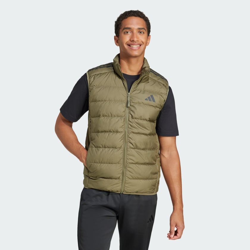 Men's adidas Essentials 3-Stripes Light Down Vest