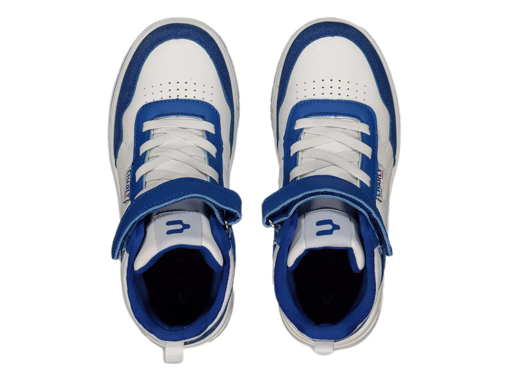 Tenis Charly Blanco y Azul para Niño