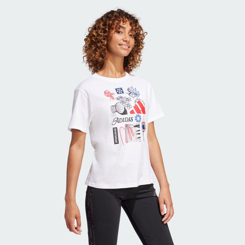 Women's adidas Codes Photoreal Graphic Tee