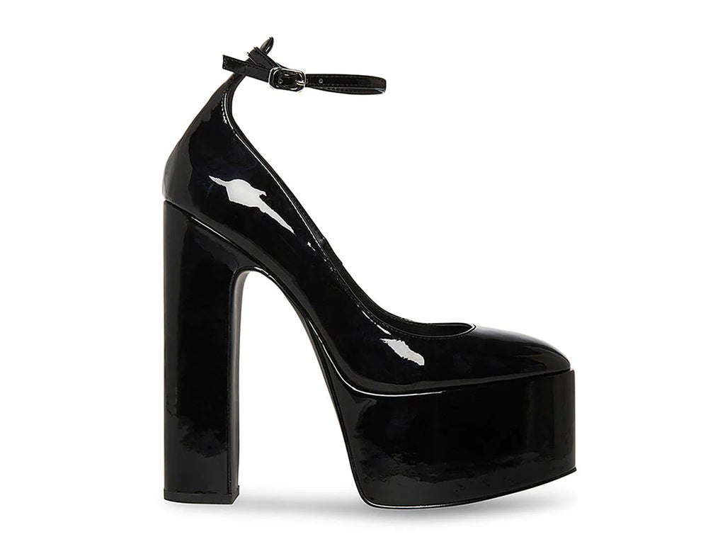Zapatos de Tacón Steve Madden Negro Charol para Mujer