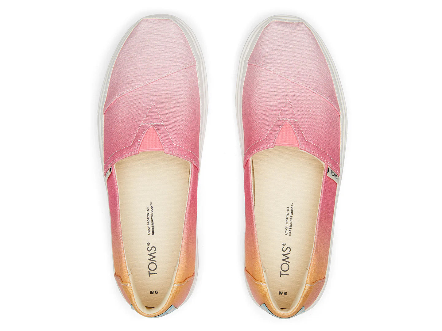 Alpargatas TOMS Multicolor Degradado para Mujer