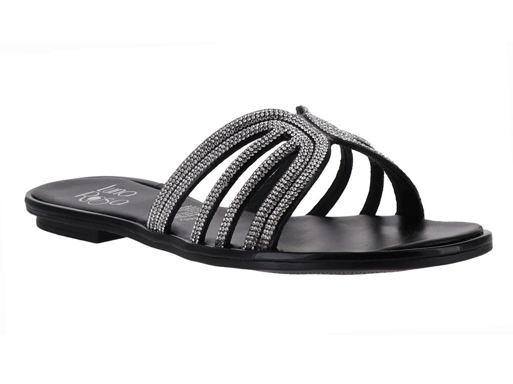Sandalias Luna Rosa Negras para Mujer
