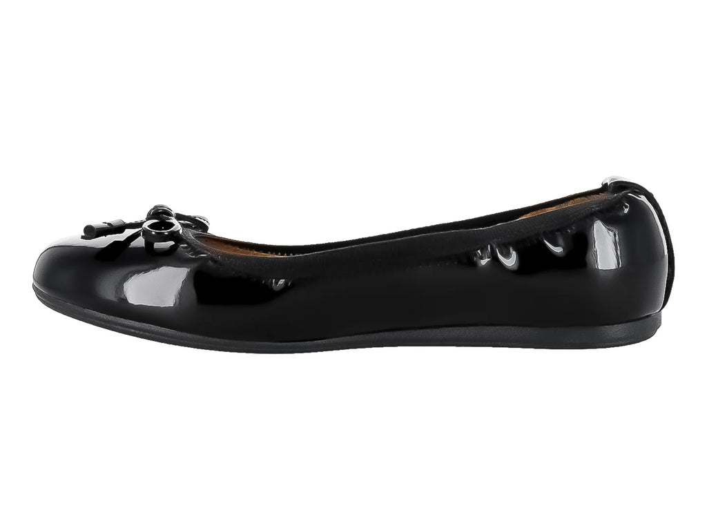 Zapatos Ballerina de Charol Negro Tropicana para Niña
