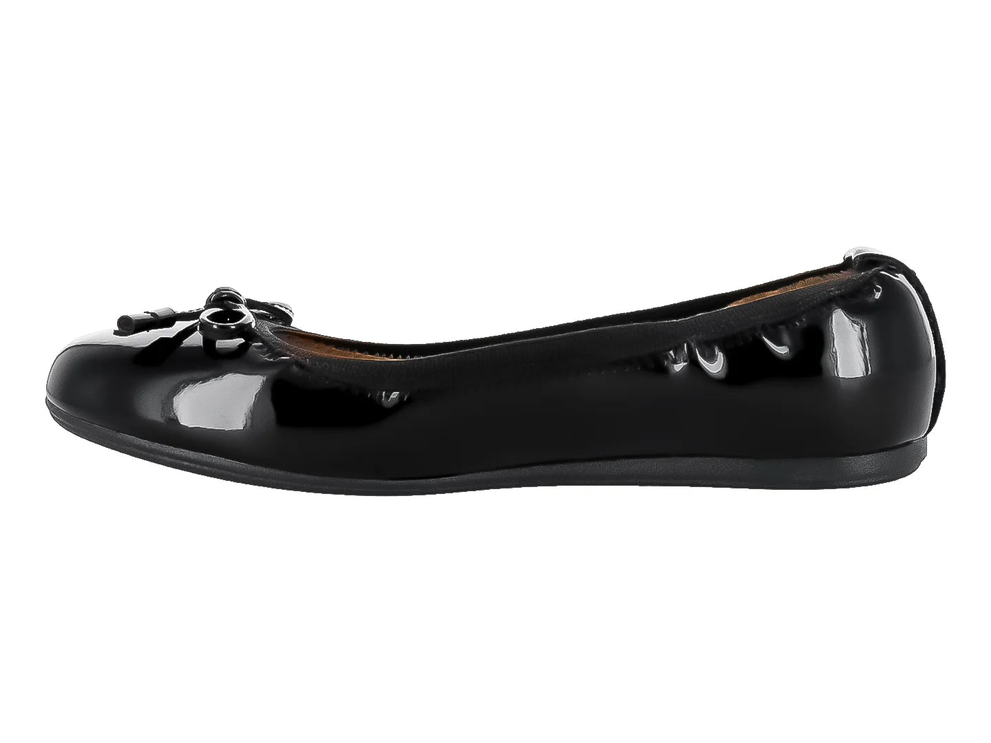 Zapatos Ballerina de Charol Negro Tropicana para Niña