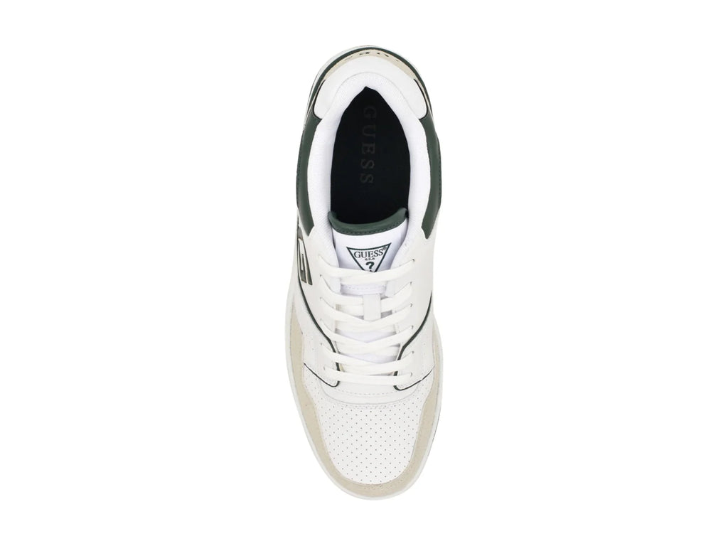 Tenis Guess Blanco y Verde para Hombre