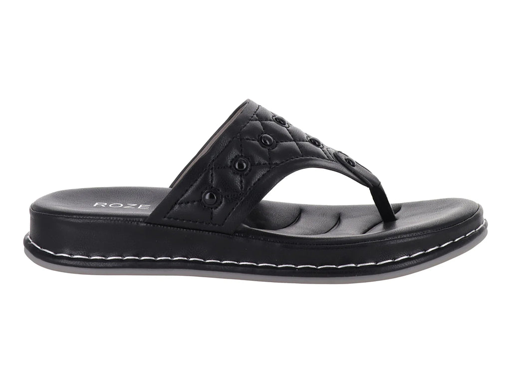 Sandalias ROZE Negro para Mujer