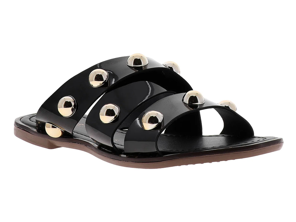 Sandalias MeliAna Charol Negro para Mujer
