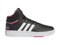 Tenis Adidas Hoops 30 Mid Negro Blanco y Rosa para Mujer