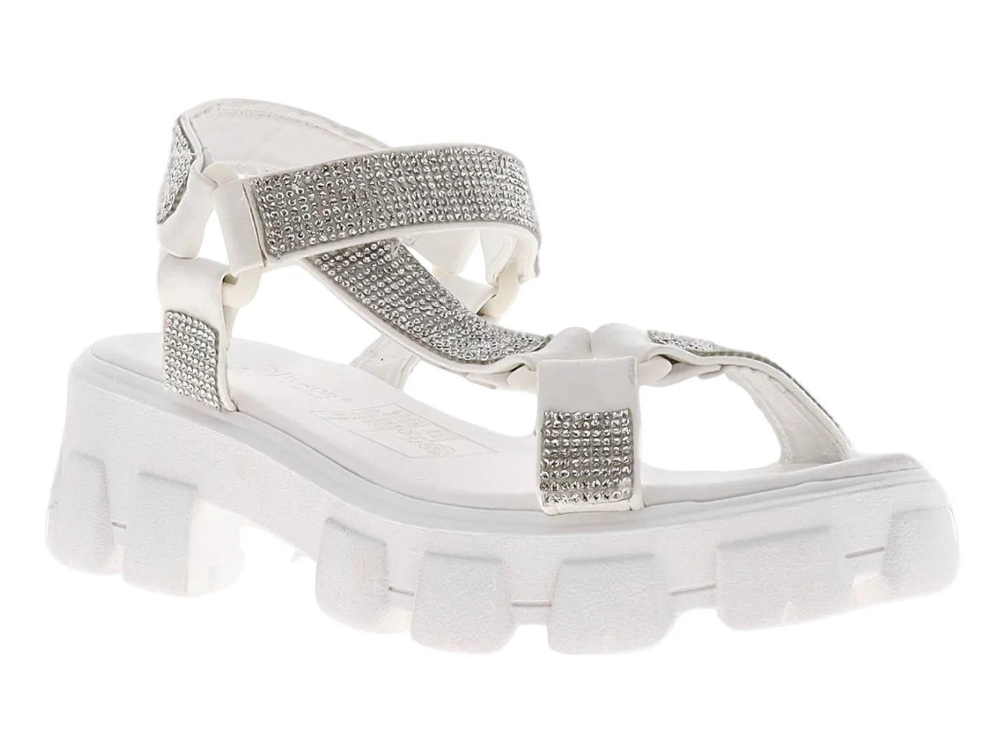 Sandalia Gladiador Furor Blanco para Mujer