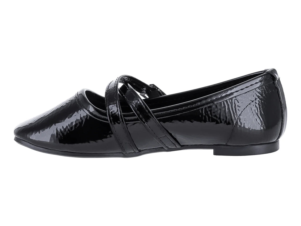 Zapatos Planos 4EVER Charol Negro para Niña