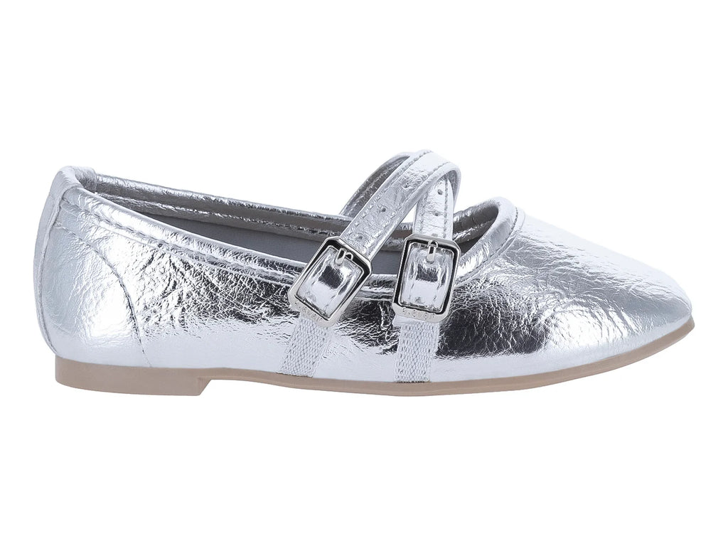 Zapatos Planos 4EVER Meteorito Plata para Niña