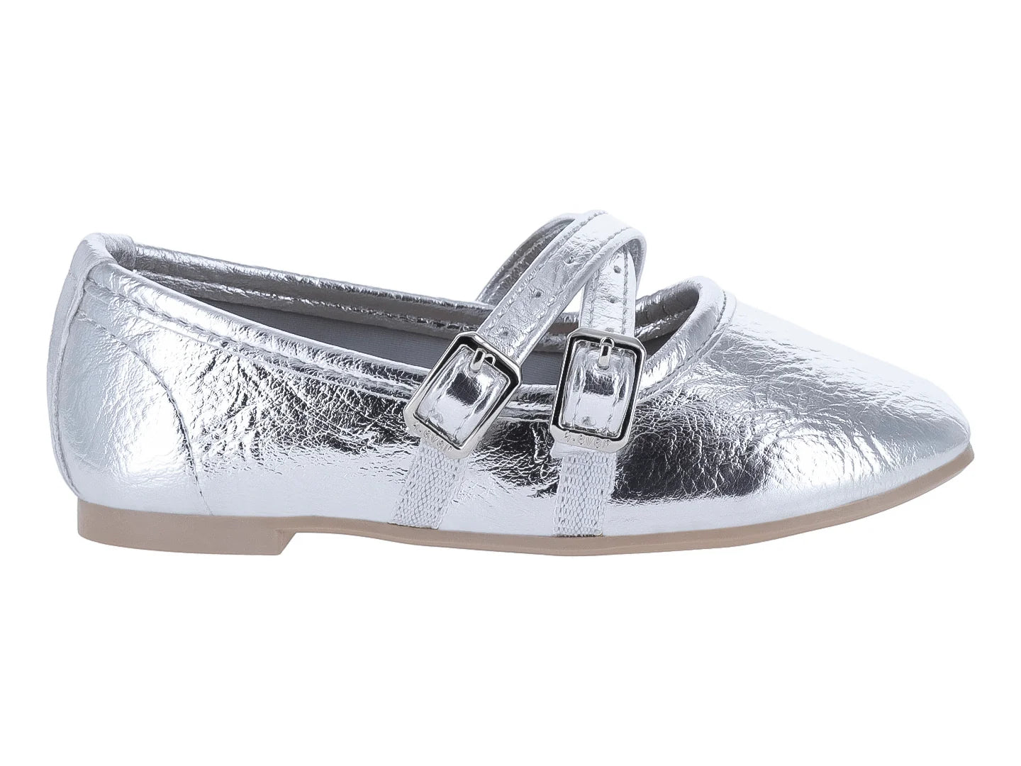Zapatos Planos 4EVER Meteorito Plata para Niña