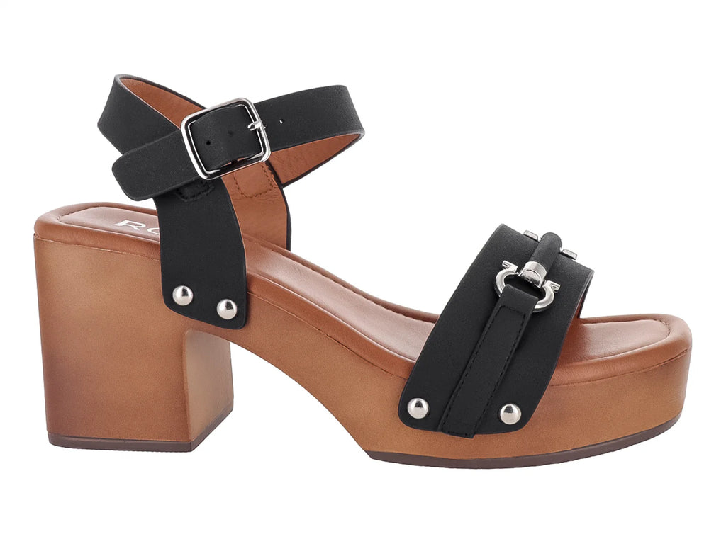 Sandalias ROZE Negro para Mujer