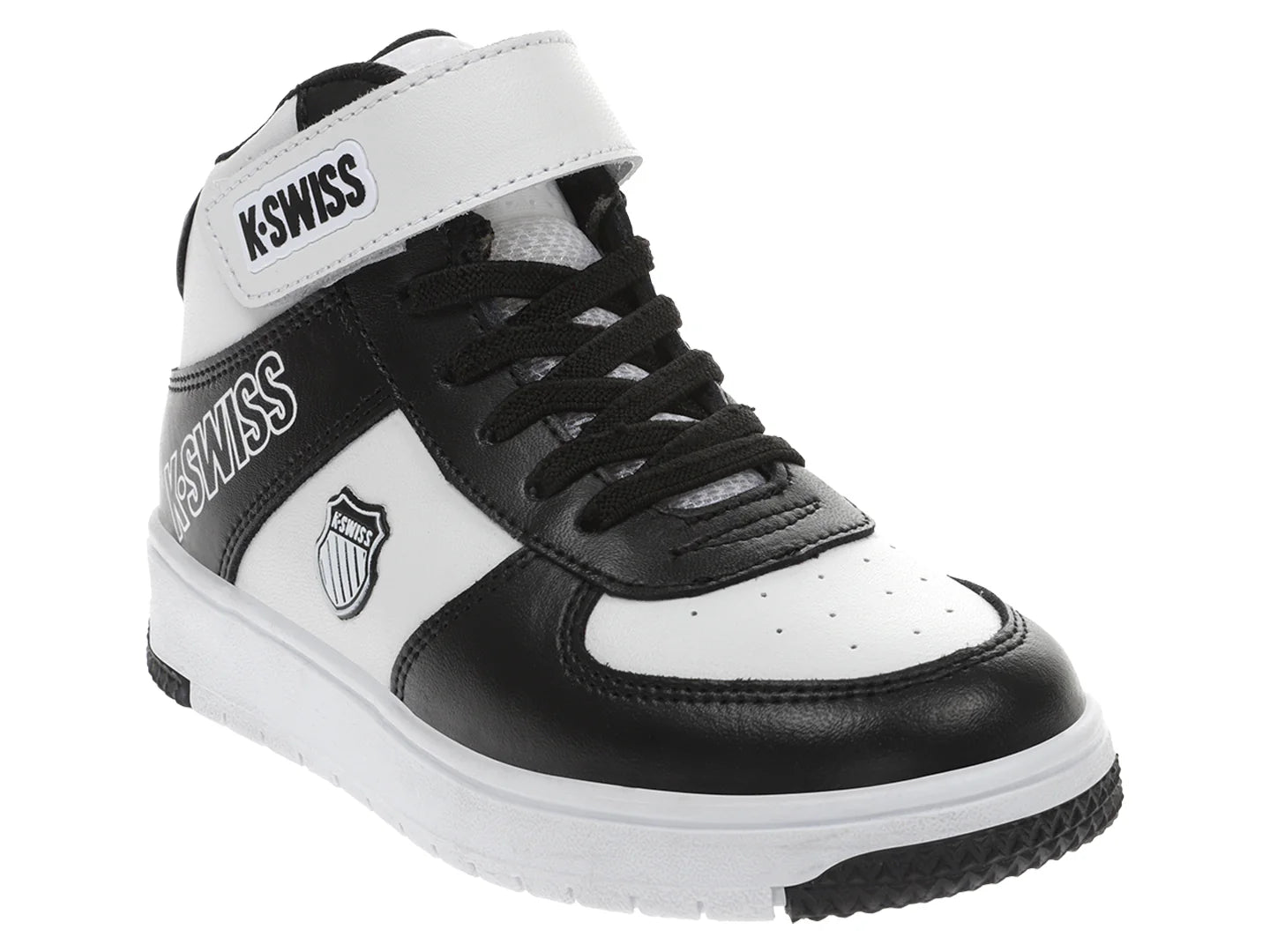 Tenis K SWISS Salt Mid Negro y Blanco para Niño