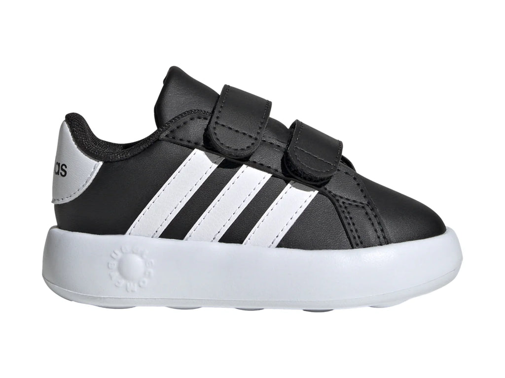 Tenis Adidas Grand Court 20 Negro con Blanco para Niño
